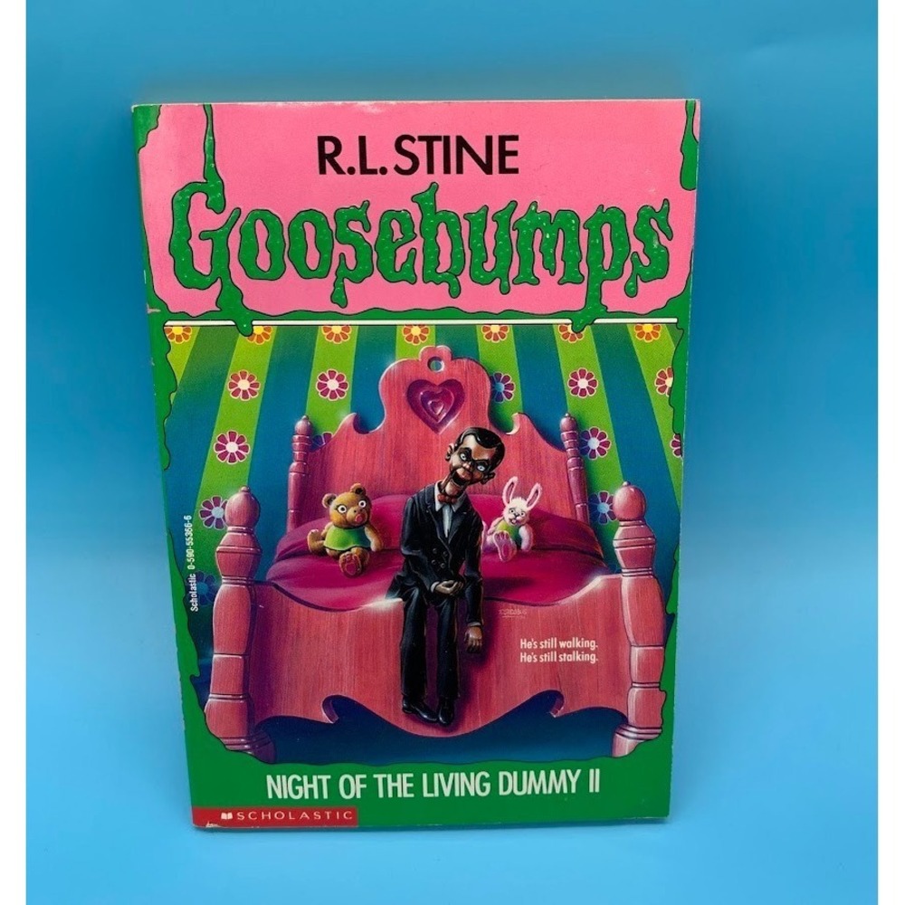 Vtg Goosebumps Paperback Book #31 Night of the Living Dummy II 1st Print 1995